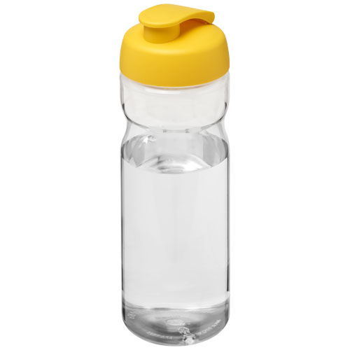 Bouteille personnalisable de sport 650ml H2O Active® Translucide et Jaune